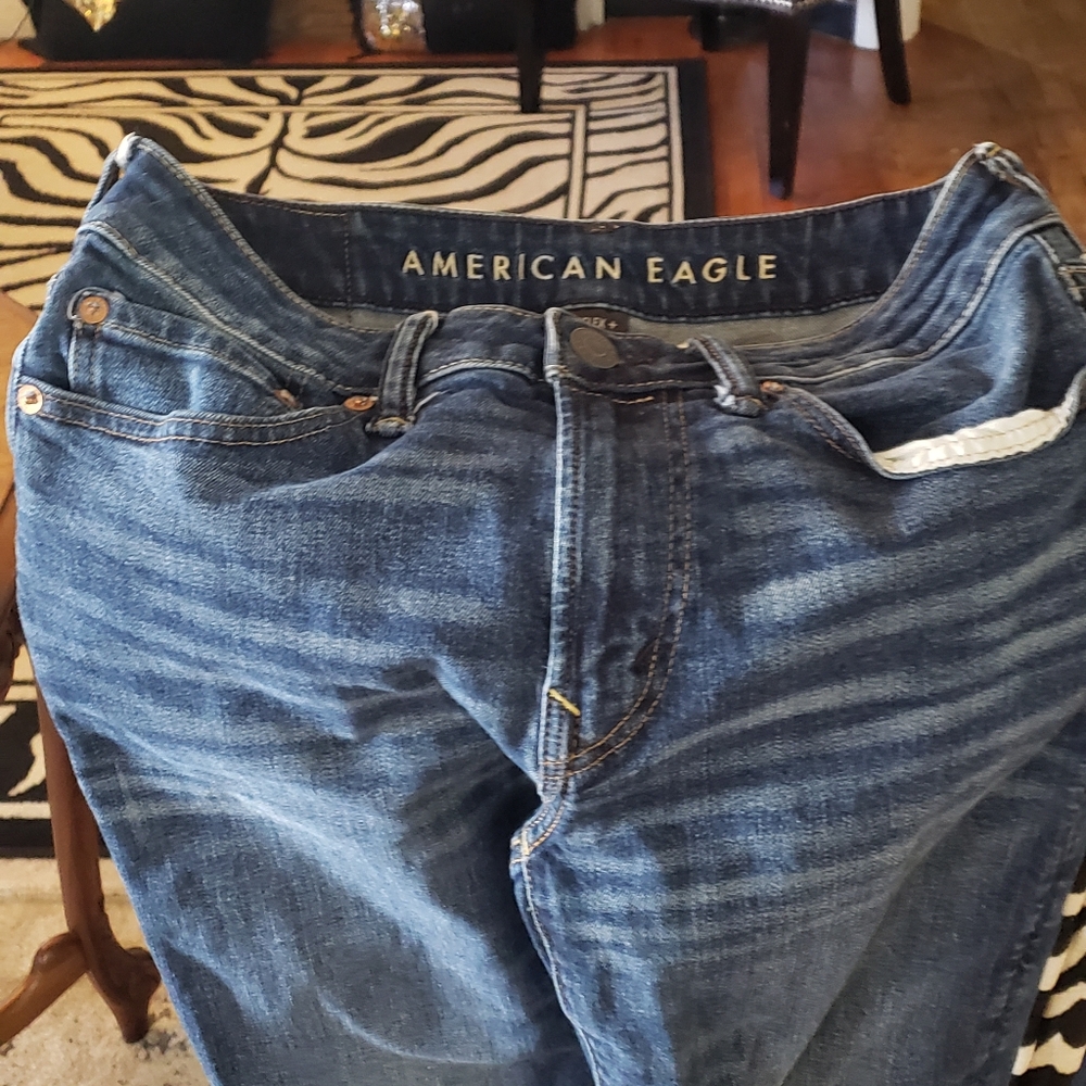 Boys American eagle original straight jeans size 29x30